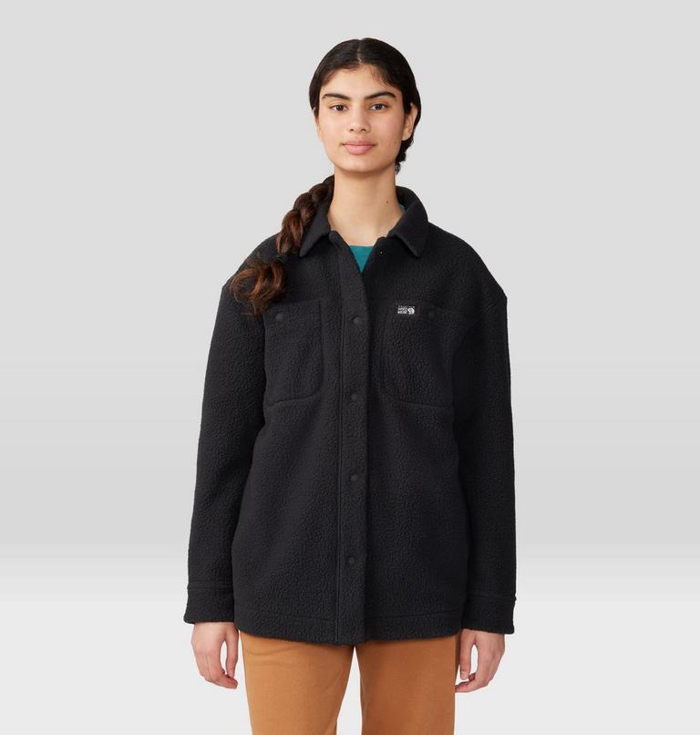 Women's HiCamp Shacket, Color: Black, image 6
