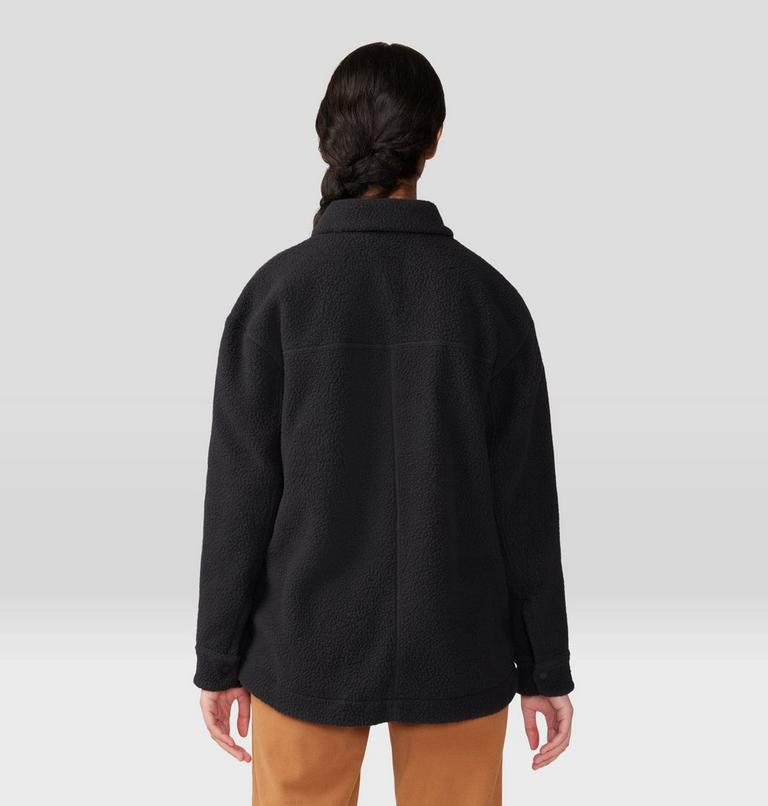 Women's HiCamp Shacket, Color: Black, image 2