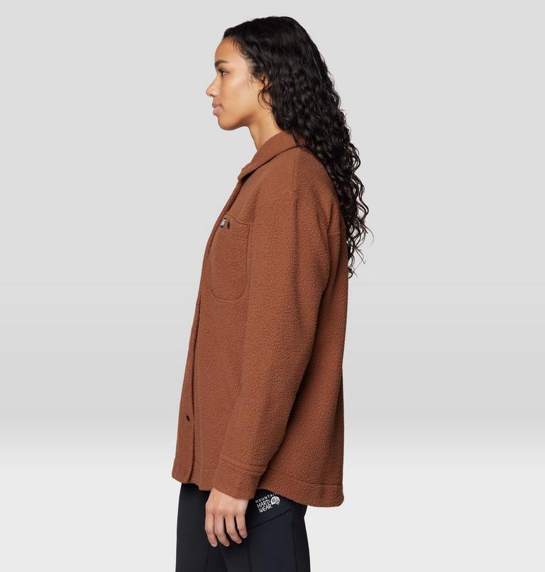 Women's HiCamp Shacket, Color: Cocoa Brown, image 3