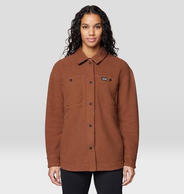 Women's HiCamp Shacket, Color: Cocoa Brown, image 1