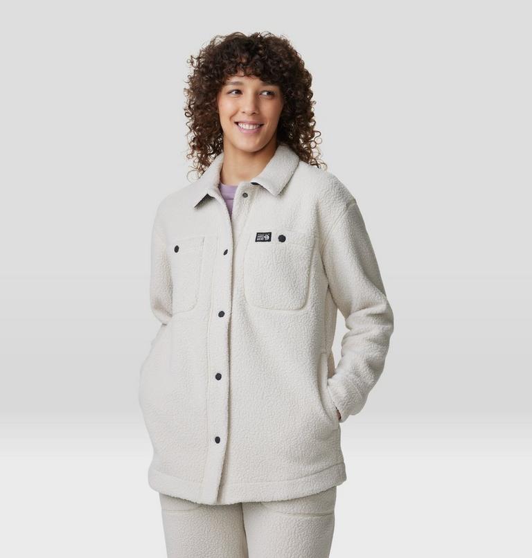 Women's HiCamp Shacket, Color: Wild Oyster, image 5