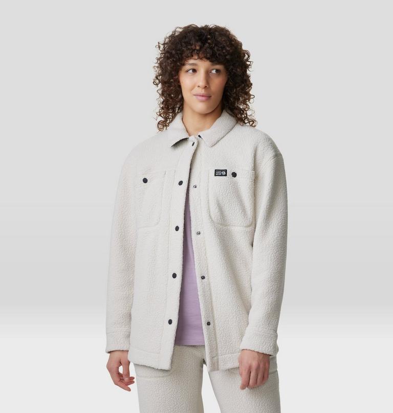 Women's HiCamp Shacket, Color: Wild Oyster, image 6