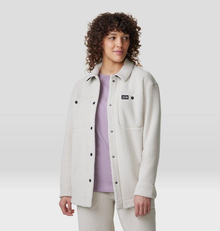 Women's HiCamp Shacket, Color: Wild Oyster, image 7