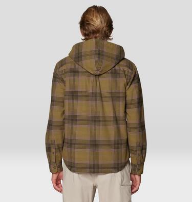 Men's Dusk Creek Long Sleeve Hooded Shirt, Color: Ridgeline Billy Plaid, image 11