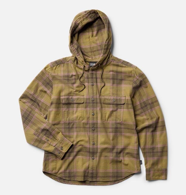 Men's Dusk Creek Long Sleeve Hooded Shirt, Color: Ridgeline Billy Plaid, image 2