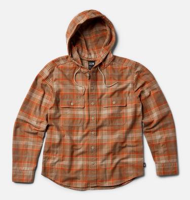 Men's Dusk Creek Long Sleeve Hooded Shirt, Color: Badlands Billy Plaid, image 6