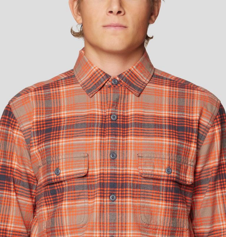 Men's Dusk Creek Flannel Long Sleeve Shirt, Color: Volcanic Billy Plaid, image 5