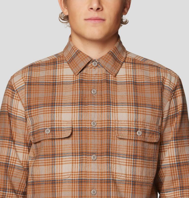Men's Dusk Creek Flannel Long Sleeve Shirt, Color: Dunes Billy Plaid, image 4