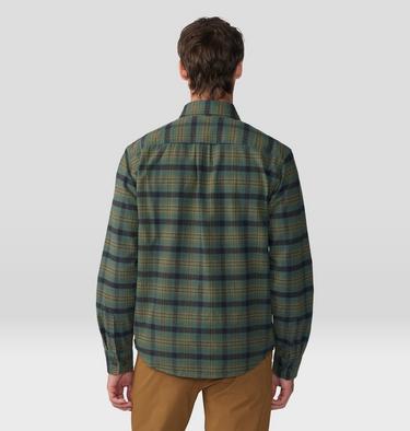 Men's Dusk Creek Flannel Long Sleeve Shirt, Color: Black Spruce Oslo Plaid, image 30