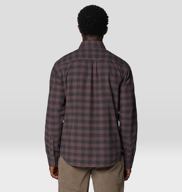 Men's Dusk Creek Flannel Long Sleeve Shirt, Color: Purple Sage Mini Buffalo Check, image 6
