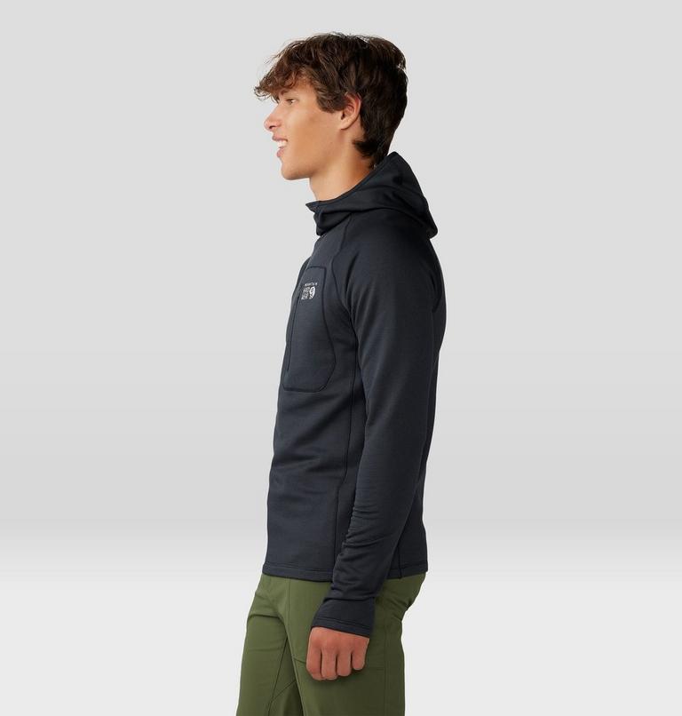 Men's Glacial Trail Hoody, Color: Black, image 3