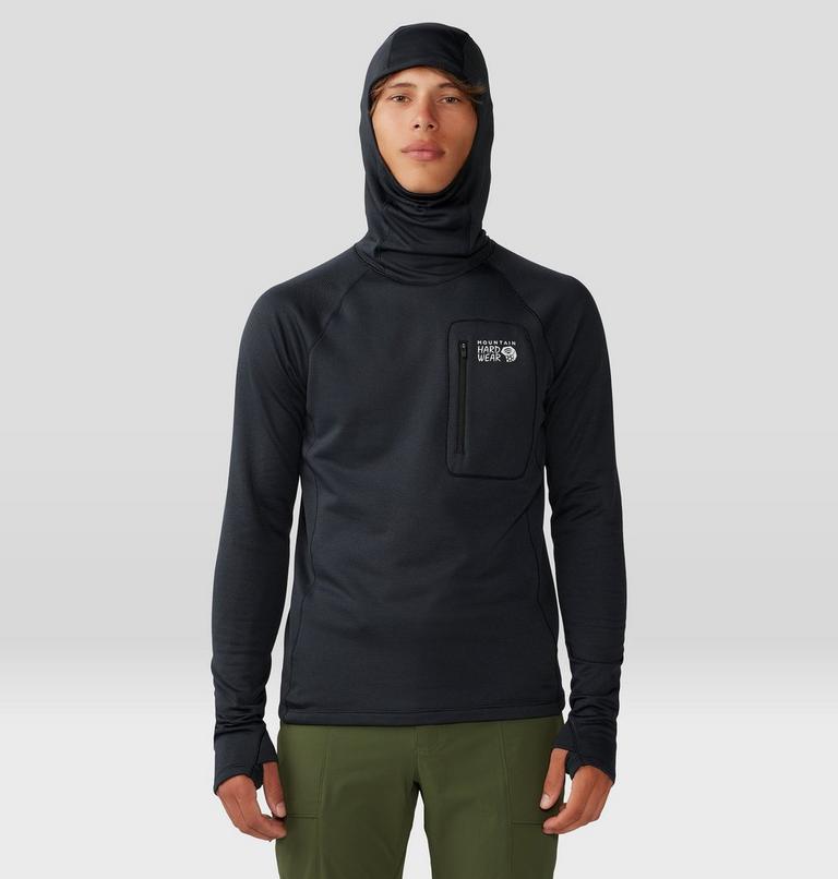 Men's Glacial Trail Hoody, Color: Black, image 1