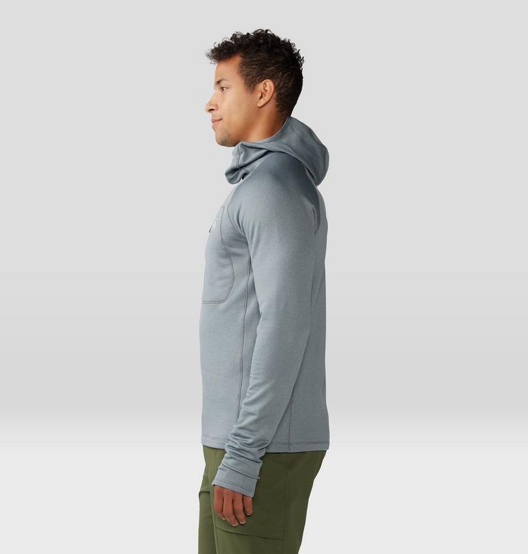 Men's Glacial Trail Hoody, Color: Foil Grey, image 3