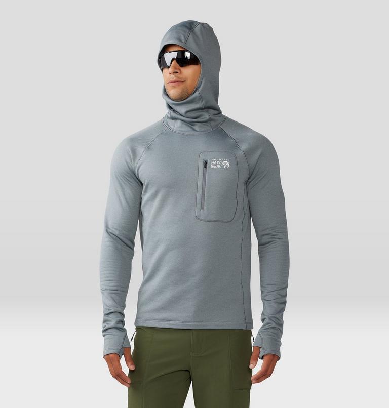 Men's Glacial Trail Hoody, Color: Foil Grey, image 8