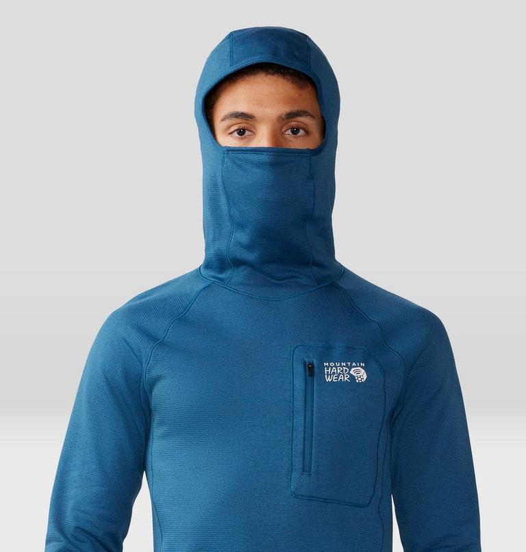 Men's Glacial Trail Hoody, Color: Dark Caspian, image 6