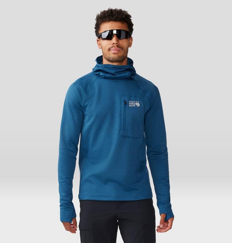 Men's Glacial Trail Hoody, Color: Dark Caspian, image 1