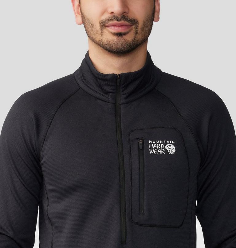 Haut à demi-fermeture éclair Glacial Trail Homme, Color: Black, image 4