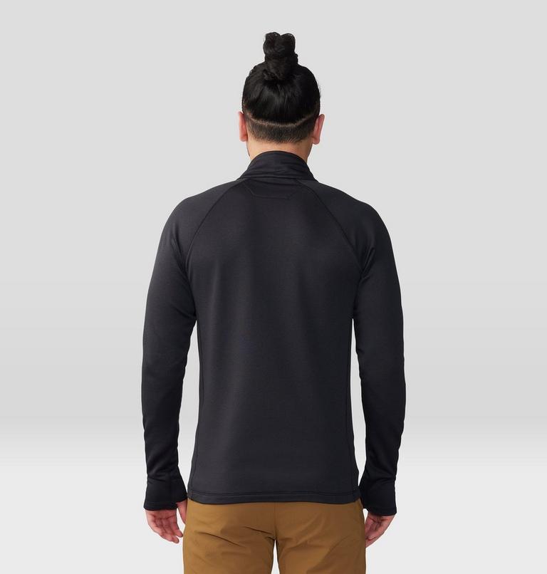 Haut à demi-fermeture éclair Glacial Trail Homme, Color: Black, image 2