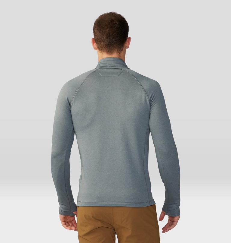Men's Glacial Trail Half Zip, Color: Foil Grey, image 2
