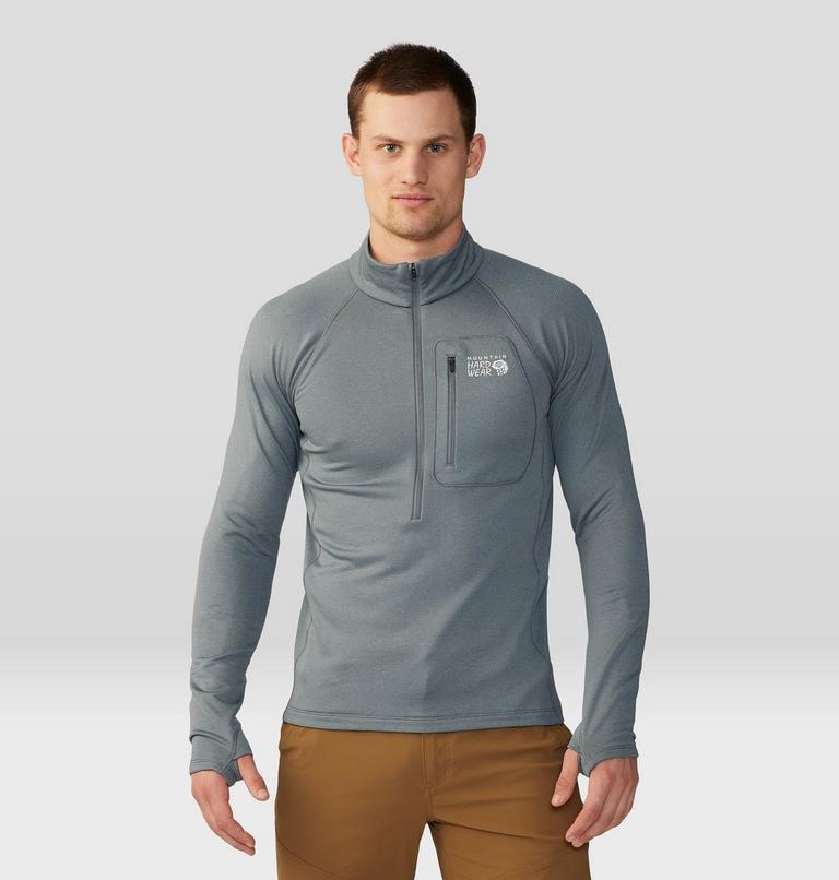 Men's Glacial Trail Half Zip, Color: Foil Grey, image 1