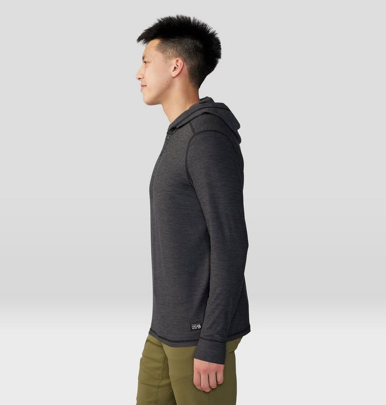 Men's Chillaction Hoody, Color: Black Heather, image 3