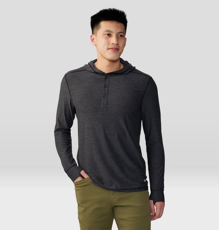 Men's Chillaction Hoody, Color: Black Heather, image 1