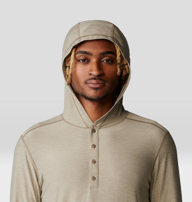 Men's Chillaction Hoody, Color: Trail Dust Heather, image 4