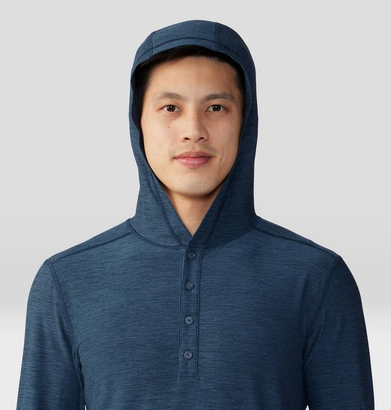 Men's Chillaction Hoody, Color: Zinc Heather, image 4