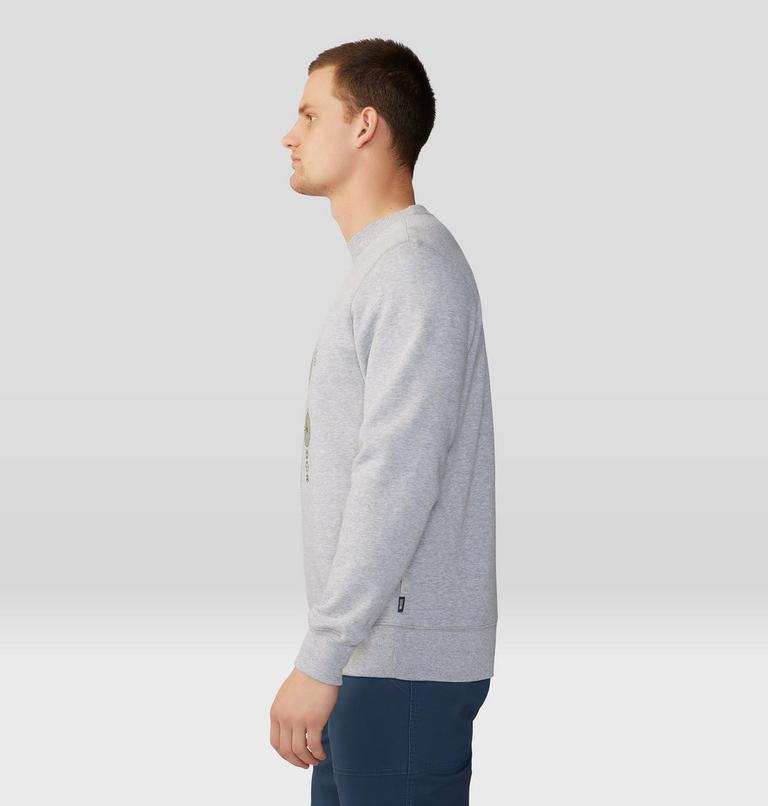 Chandail &agrave; col rond Metatrons Cube Homme, Color: Hardwear Grey Heather, image 3