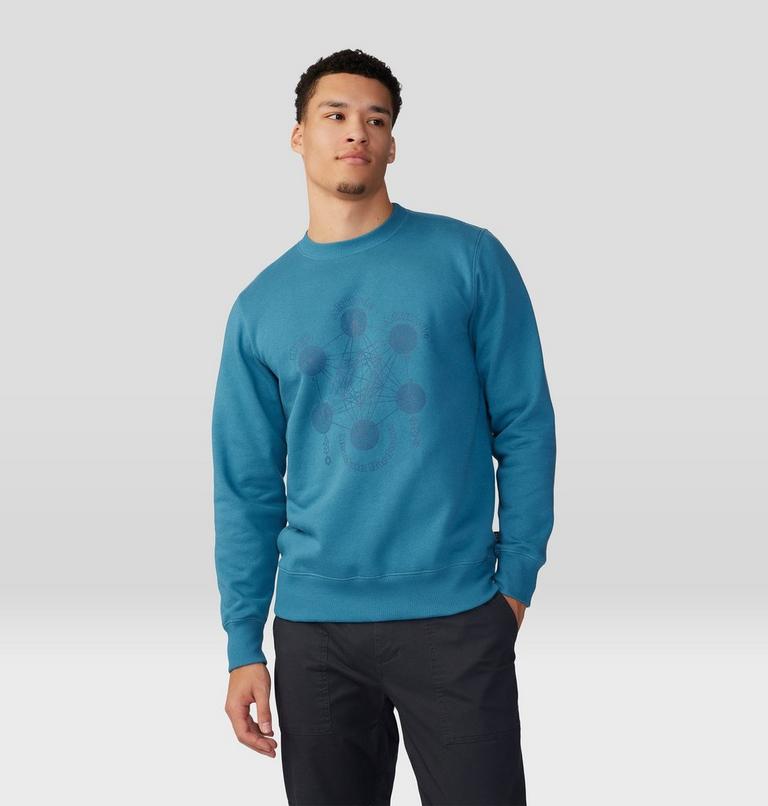 Chandail à col rond Metatrons Cube Homme, Color: Caspian, image 5
