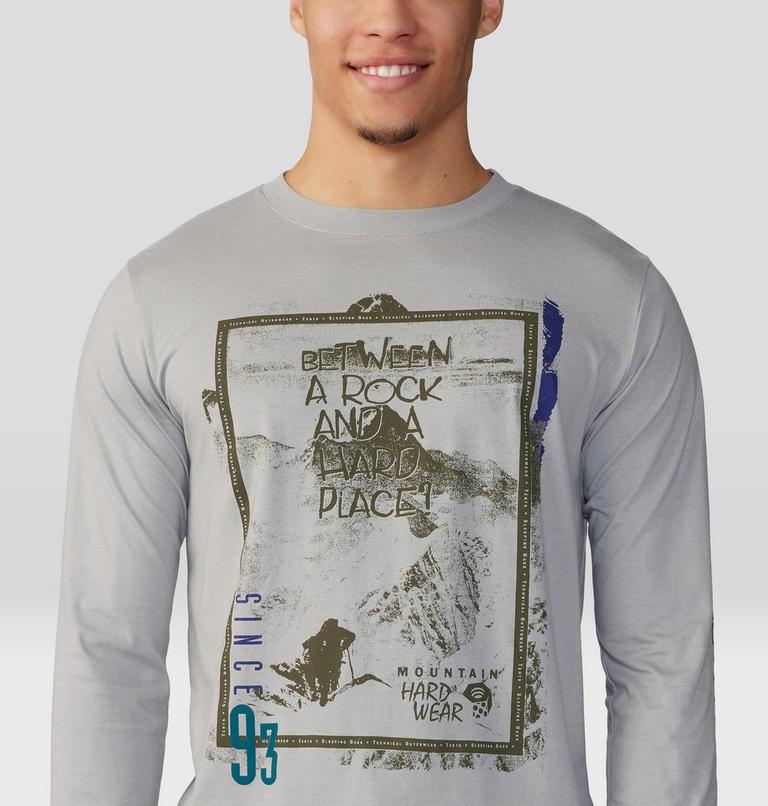 Men's 93 Climber Long Sleeve, Color: Hardwear Grey Heather, image 4