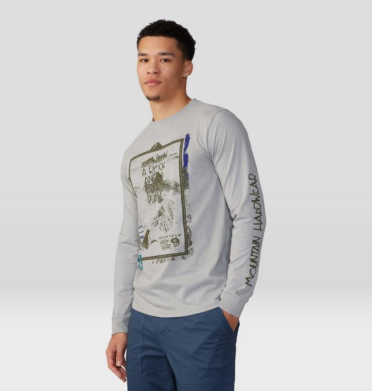 Men's 93 Climber Long Sleeve, Color: Hardwear Grey Heather, image 5