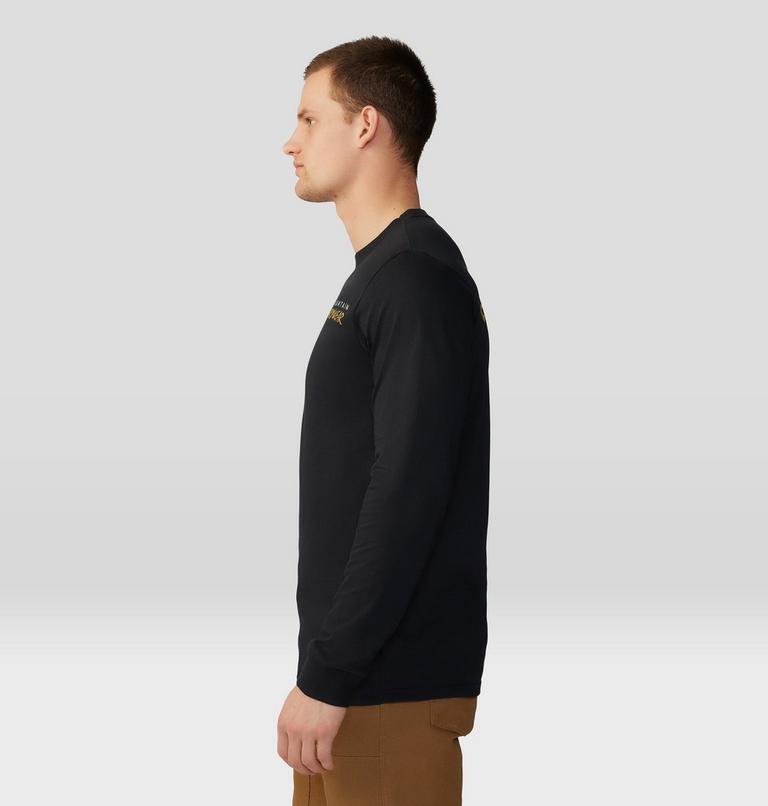 Logo Landscape Long Sleeve, Color: Black, image 3