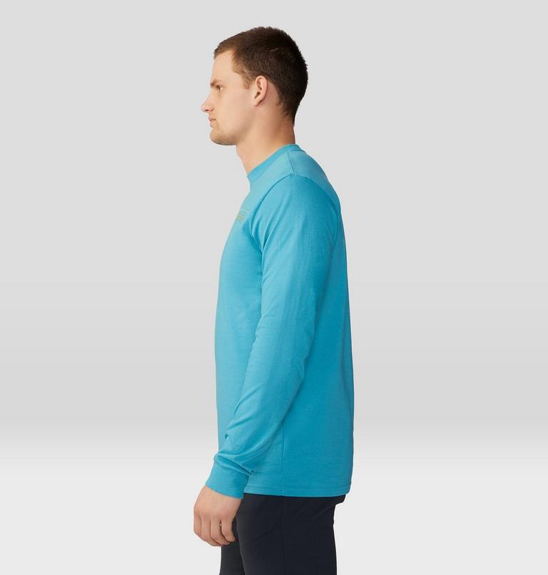 Haut à manches longues Logo Landscape Homme, Color: Teton Blue, image 3