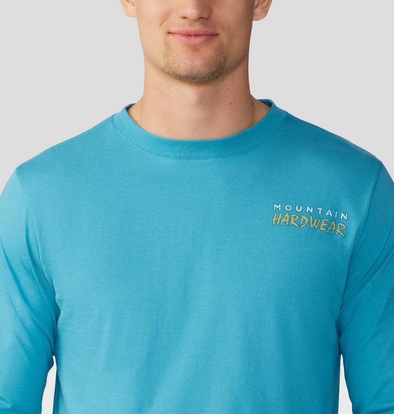 Haut à manches longues Logo Landscape Homme, Color: Teton Blue, image 4