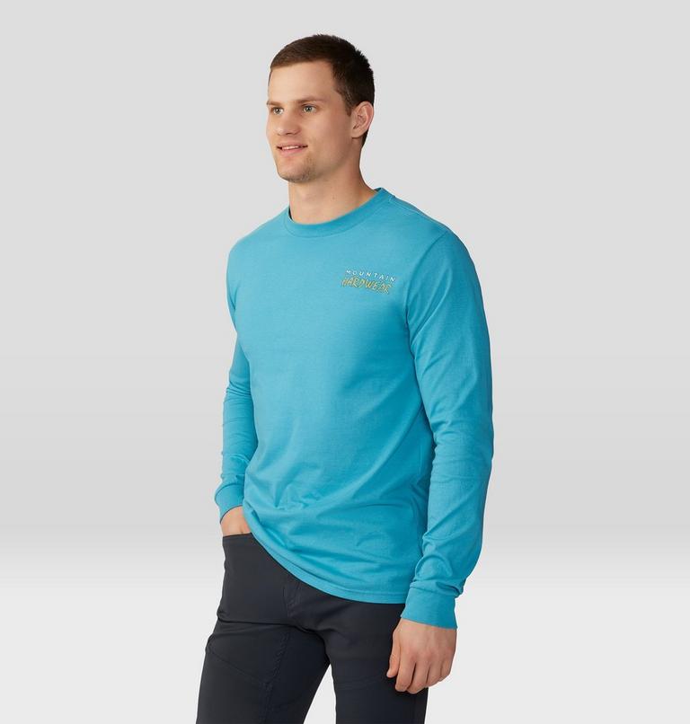 Haut à manches longues Logo Landscape Homme, Color: Teton Blue, image 6