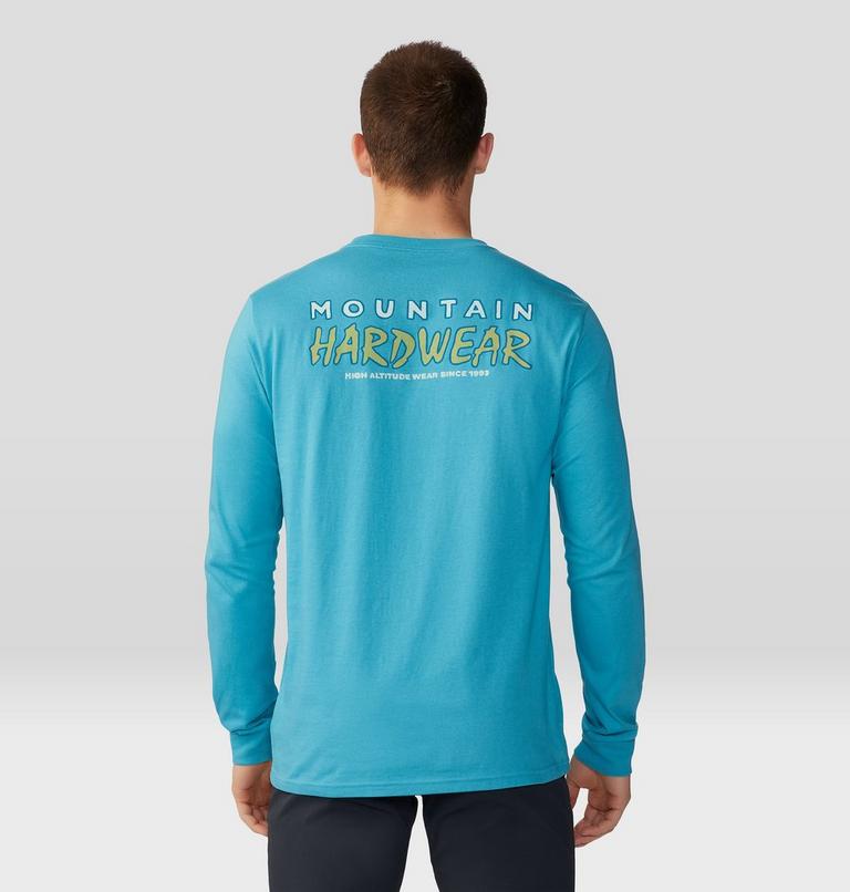 Haut à manches longues Logo Landscape Homme, Color: Teton Blue, image 2