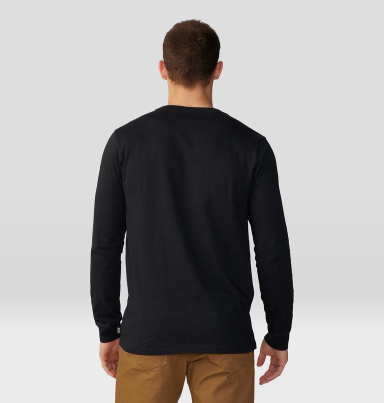 Men's River Bear Long Sleeve, Color: Black, image 2