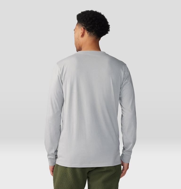 Men's River Bear Long Sleeve, Color: Hardwear Grey Heather, image 2