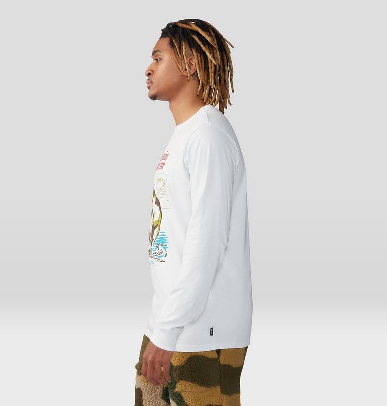 Haut à manches longues River Bear Homme, Color: Fogbank, image 3