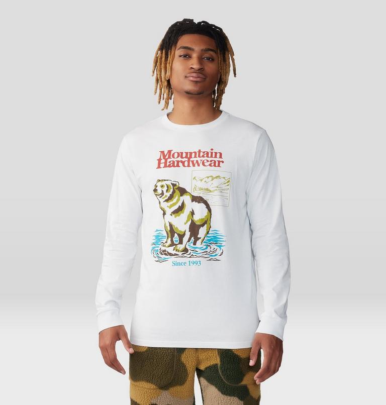 Haut à manches longues River Bear Homme, Color: Fogbank, image 1