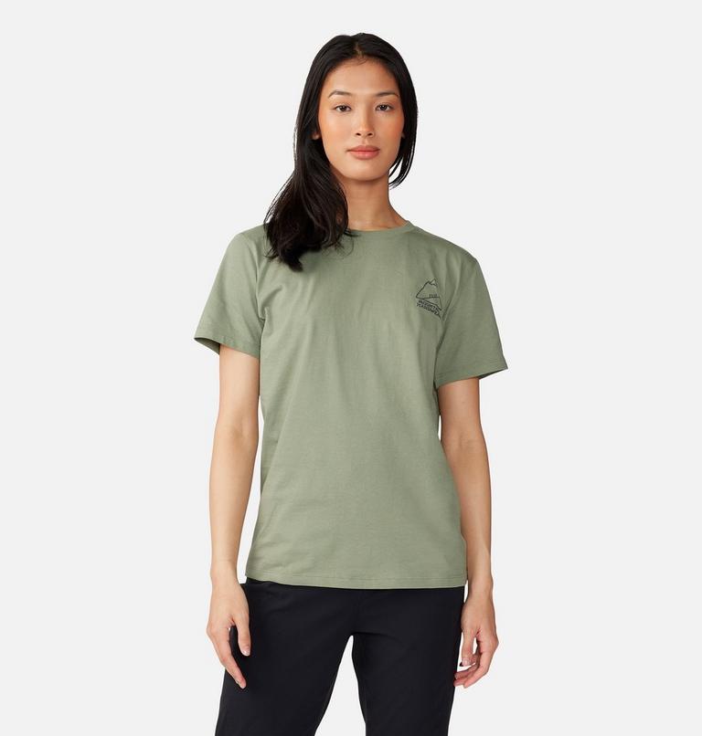 T-shirt à manches courtes MHW Mountain Femme, Color: Green Fade, image 1