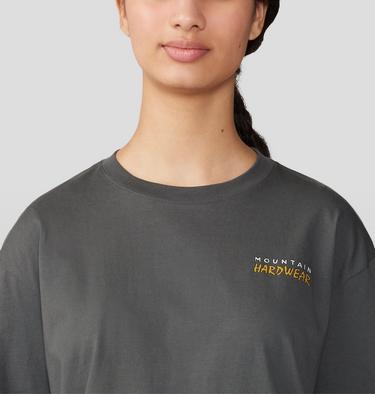 Logo Landscape Boxy Long Sleeve, Color: Volcanic, image 4