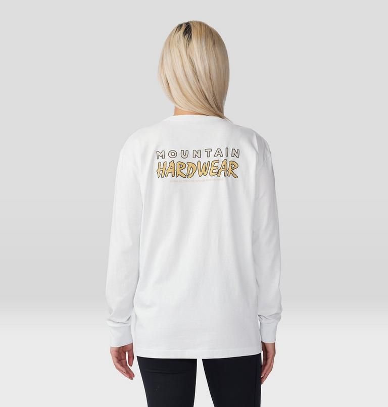 Logo Landscape Boxy Long Sleeve, Color: Fogbank, image 2