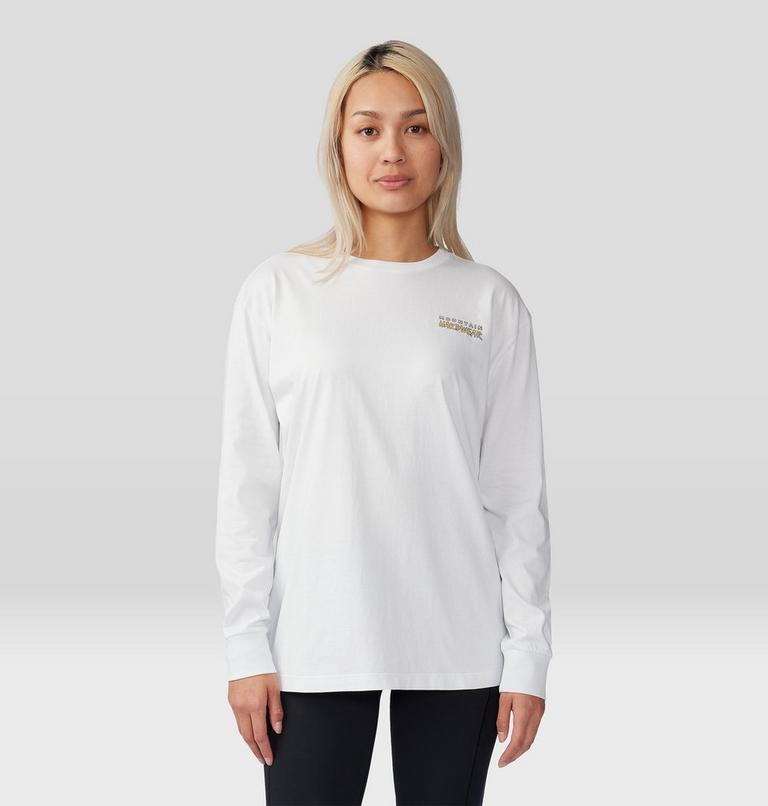 Logo Landscape Boxy Long Sleeve, Color: Fogbank, image 1