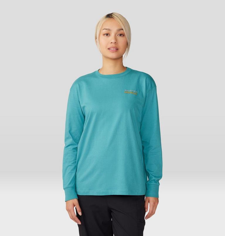 Logo Landscape Boxy Long Sleeve, Color: Palisades, image 1