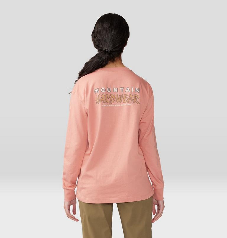 Logo Landscape Boxy Long Sleeve, Color: Washed Sun, image 2