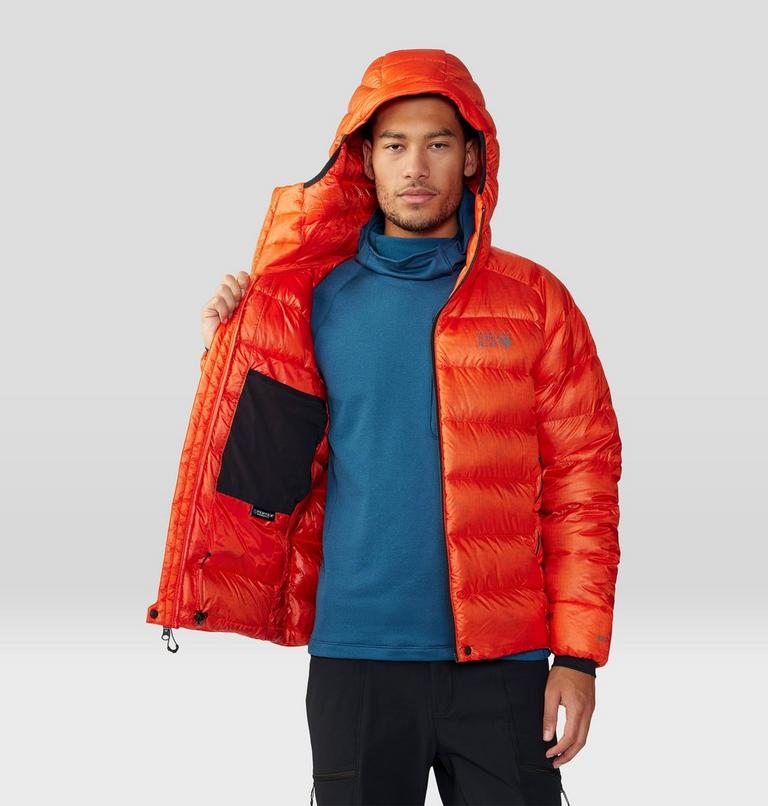 Doudoune à capuchon Phantom Alpine Homme, Color: State Orange, image 10