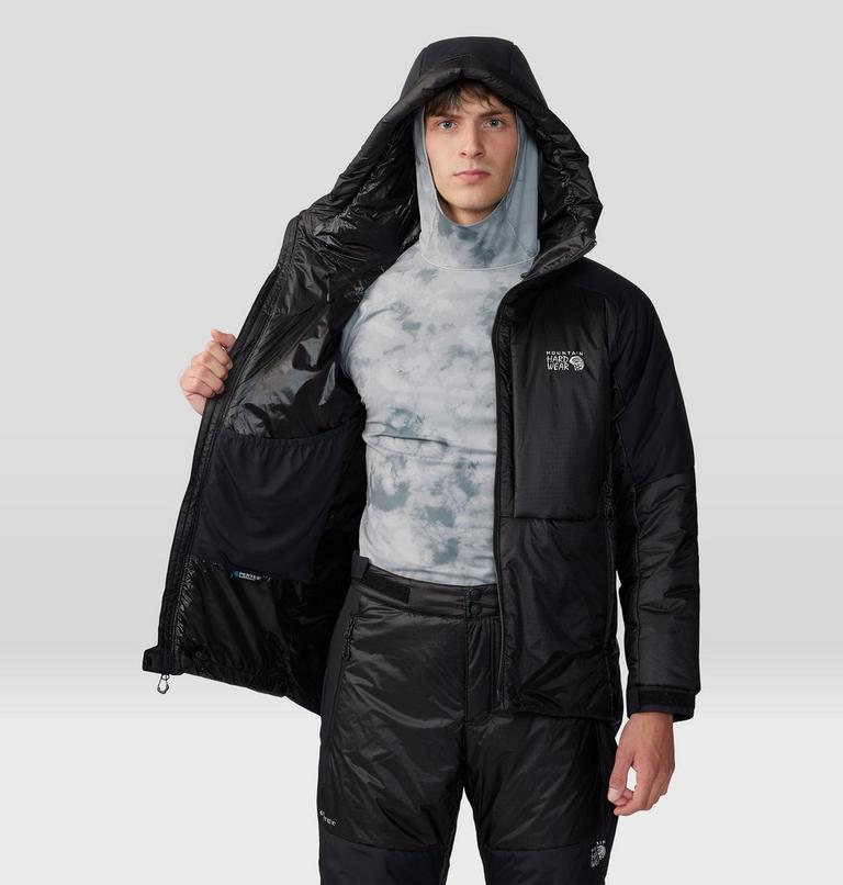Manteau à capuchon Compressor Alpine Homme, Color: Black, image 8