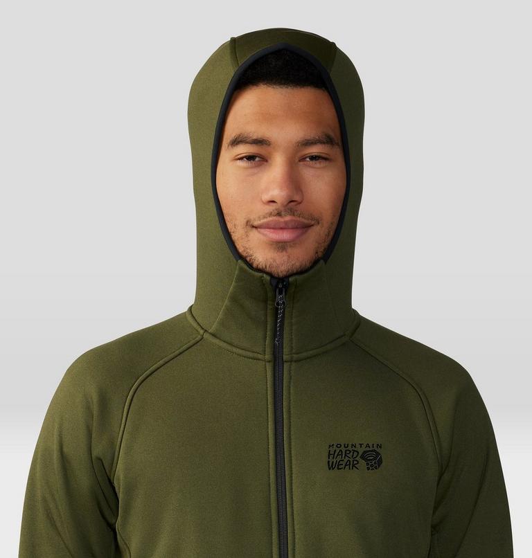 Men's Sendura Hoody, Color: Surplus Green Heather, image 4